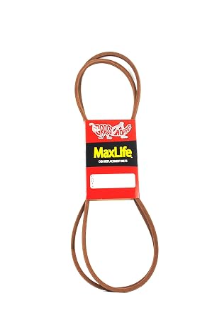 Grasshopper Lawn Mower MaxLife Belt, Designed to Specific Material, Dimensions, Shape, Construction and Pliability Standards That Ensure Superior Performance and Long Life, OEM Replacement Part 382079
