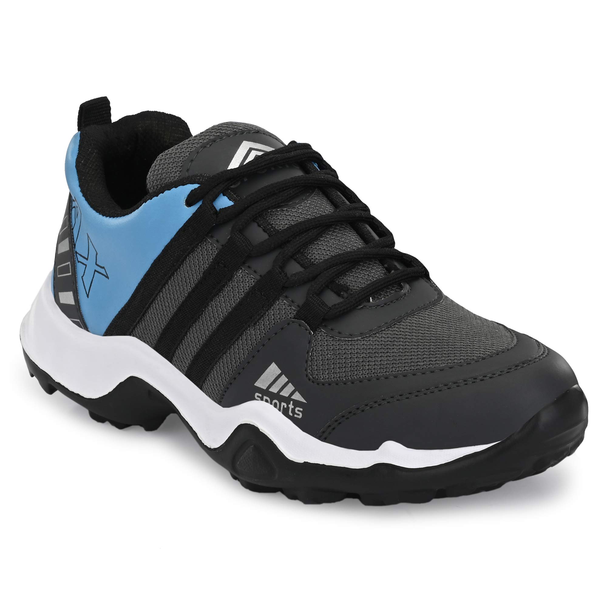 Runway Shoe Mens Black Blue Comfortable Synthetic Mesh Lace Up Sports/Running/Walking/Gym/Jogging Shoe 7UK (B08W4Z6FXT) Amazon Price History, Amazon Price Tracker