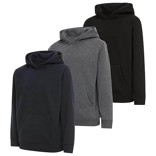 PURE CHAMP Boys Hoodies 3 Pack Fleece Pullover & Zip-Up