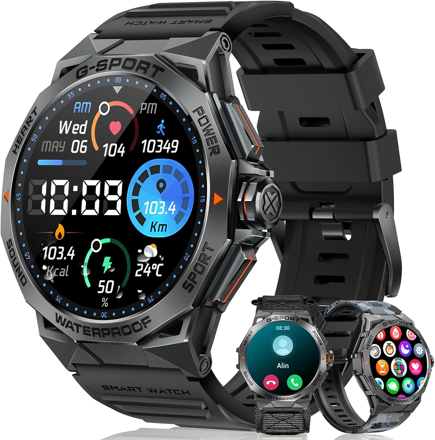 MEGALITH Smart Watch Men Fitness: 100+ Sports Modes Tracker Watch for Men Black – Blood Pressure Sma… MEGALITH Smart Watch Men Fitness: 100+ Sports Modes Tracker Watch for Men Black – Blood Pressure Sma…