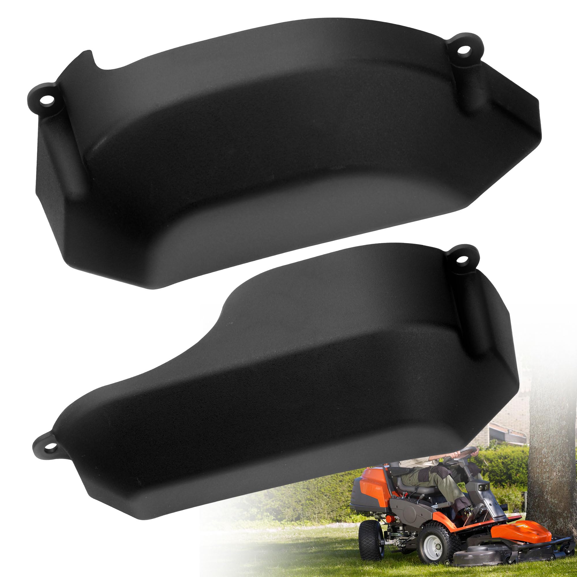 532405506 Mandril de cubierta derecha + 532405507 mandril de cubierta LH compatible con cortacésped Husqvarna varios modelos
