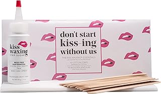 Kiss Waxing Strip Sugar Mess-Free Face Hair Removal. Natural Sugaring Paste for Sensitive Skin, Brows, Upper Lip and Chin....