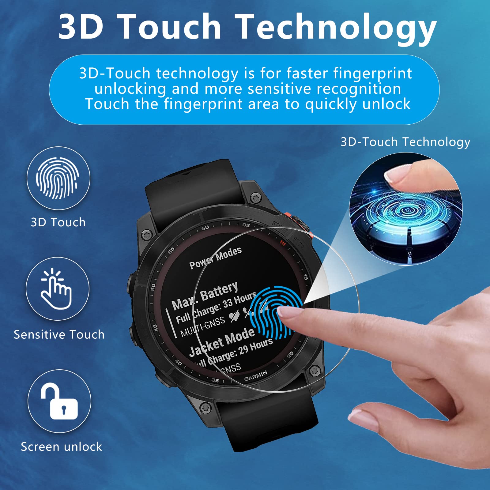 BROTECT Screenprotector Voor Garmin Fenix 5 47 Mm / Plus Folie Beschermfolie Transparant 2 Stuks 771511188 BROTECT Screenprotector Voor Garmin Fenix 5 47 Mm / Plus Folie Beschermfolie Transparant 2 Stuks 771511188