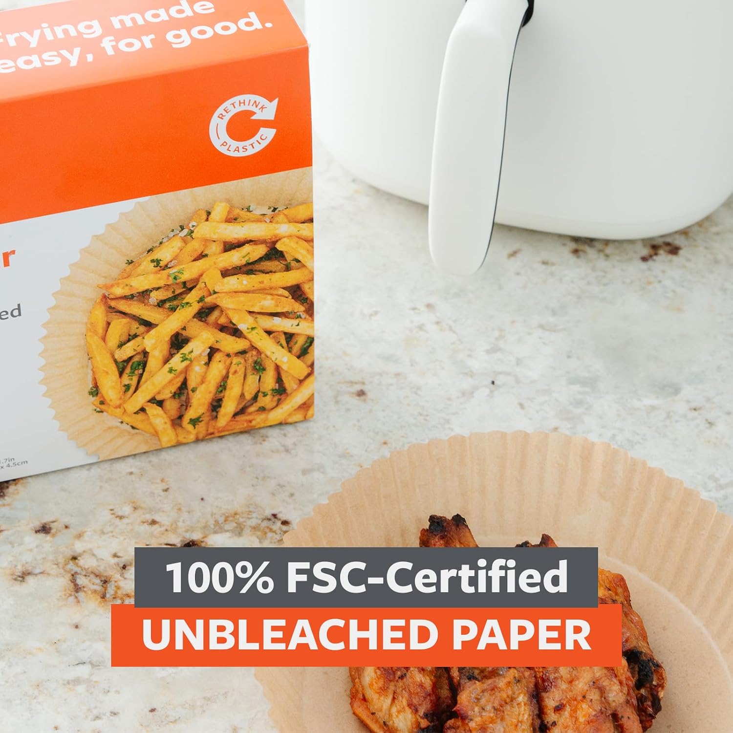 Full Circle Air Fryer Parchment Paper Liners, 3-5 Quart, COSORI & More