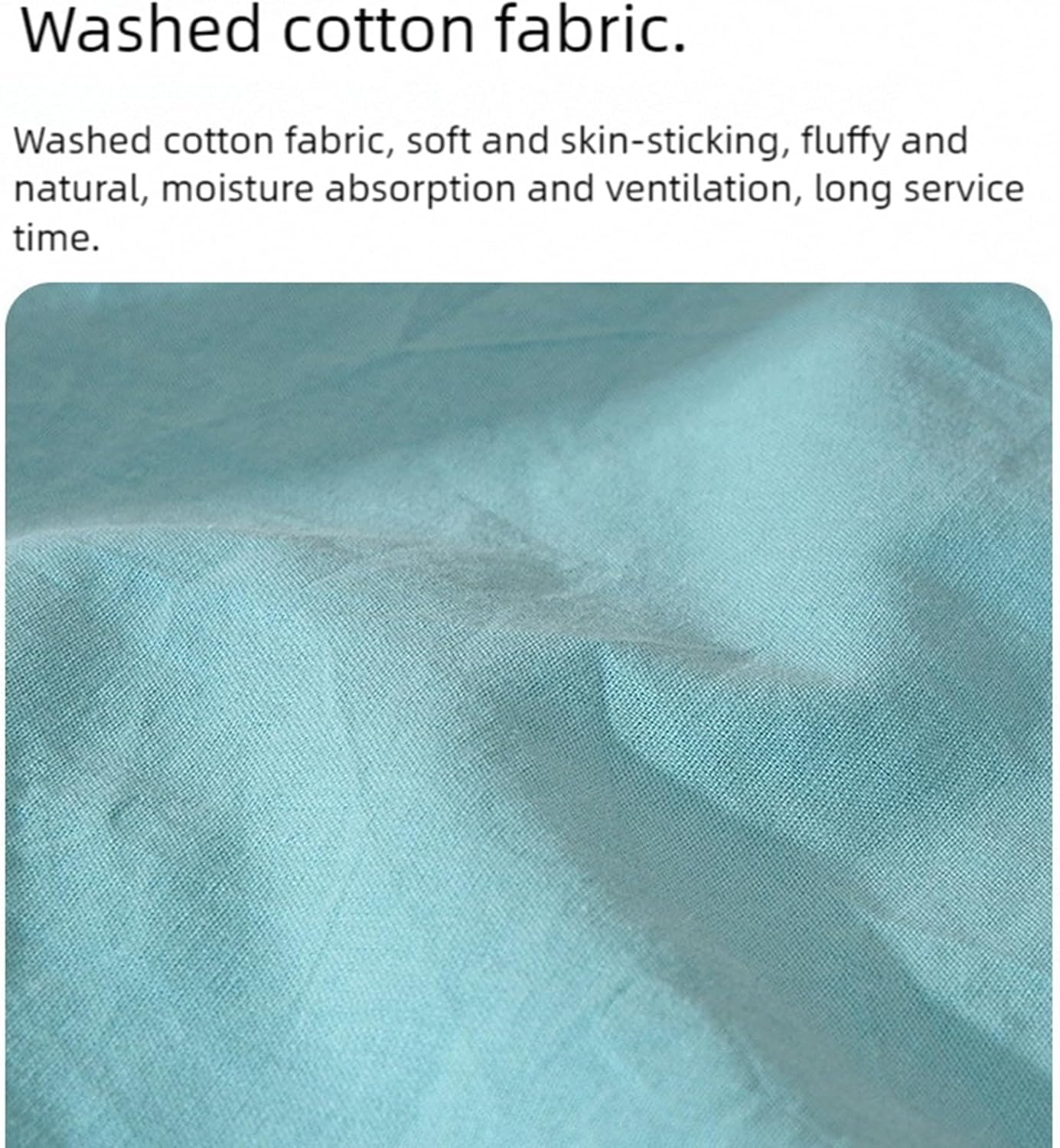 Washed Cotton Bear Checkered Pillowcase for Skin-Friendly Bed Accessories Air Permeable & Easy Care Toddler Pillow Cover