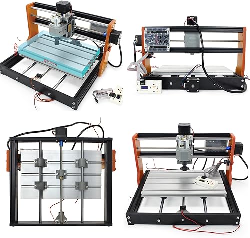 Miniatura 2 de CNCTOPBAOS - Kit de fresadora CNC 3018-PRO mejorado, con controlador GRBL fuera de línea, con interruptores de límite de 3 ejes, parada de