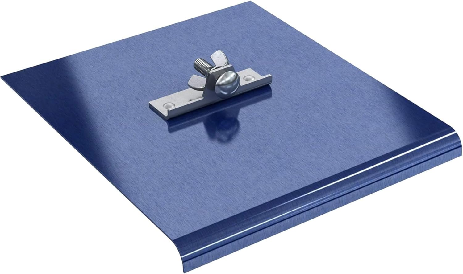 Bon Blue Steel Walking Edger Concrete Edging Tool 9 in. x 10 in. with 3/8 in. Radius and 1/2 in. Depth Two-Way Flatwork Sidewalk Slab Finishing Edger - Handle Sold Separately