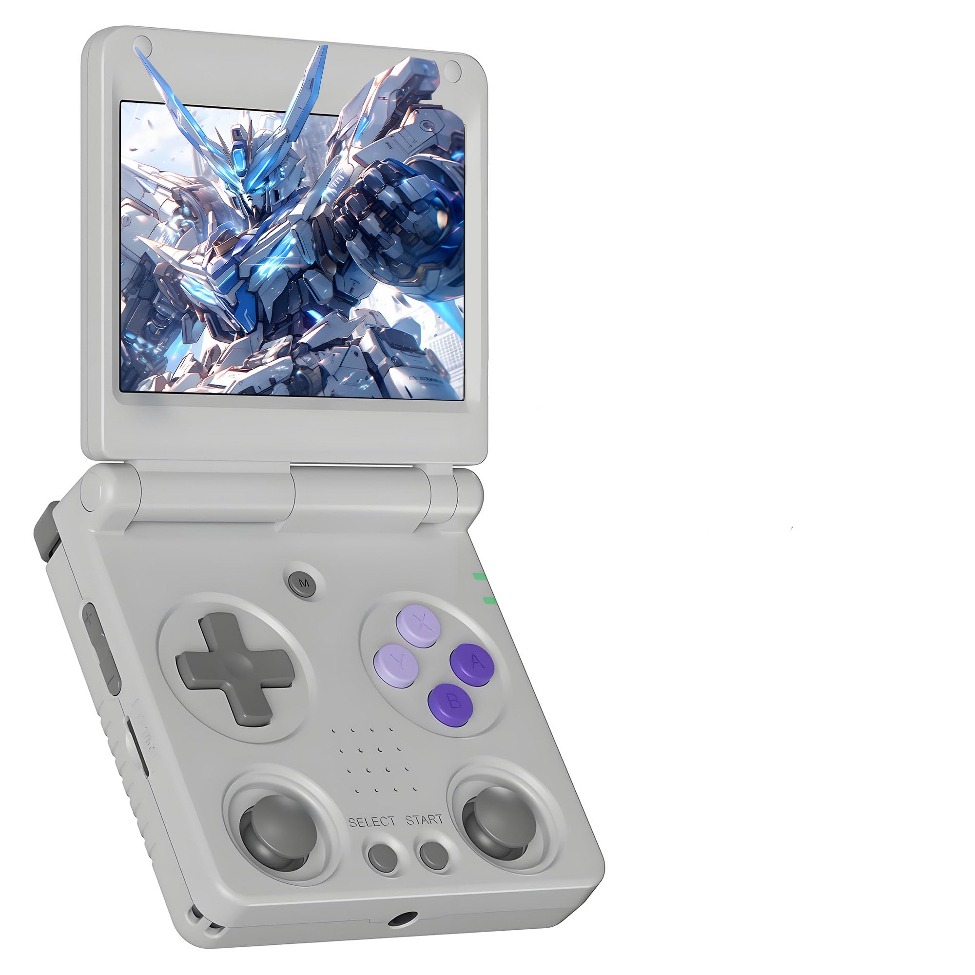 RG34XXSP Retro Portable Video Game Console Dual Card Slot 64+128G with Built-in 8422+ Retro Games, Handheld Gaming Console Linux System, 3.4? IPS Screen, 720*480, 3D Dual Joysticks (Black)