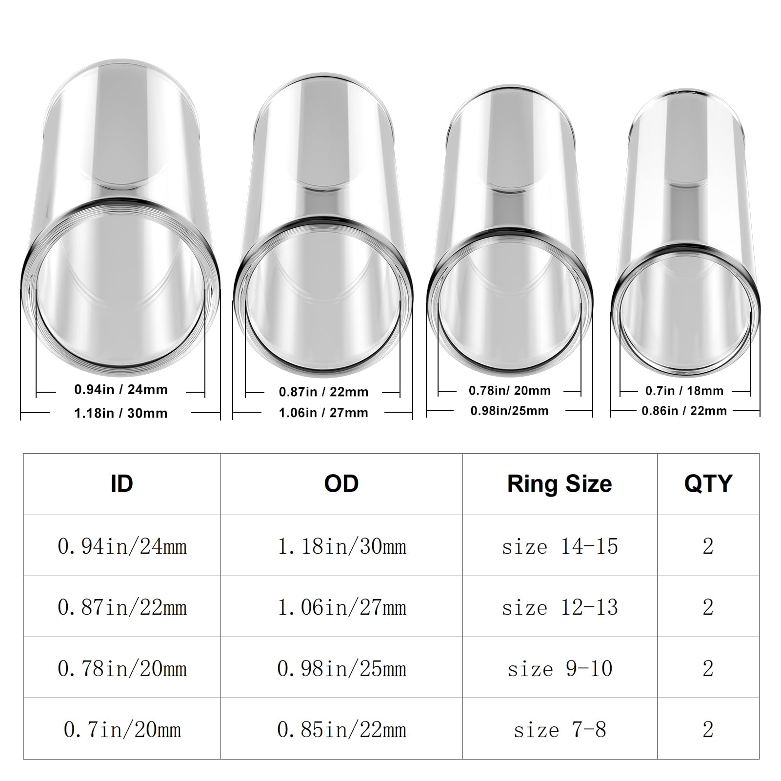 Slide Insterment Glass Guitar Slide, 60MM High Guitar Slide Bar Guitar Slide Ring Tube ...