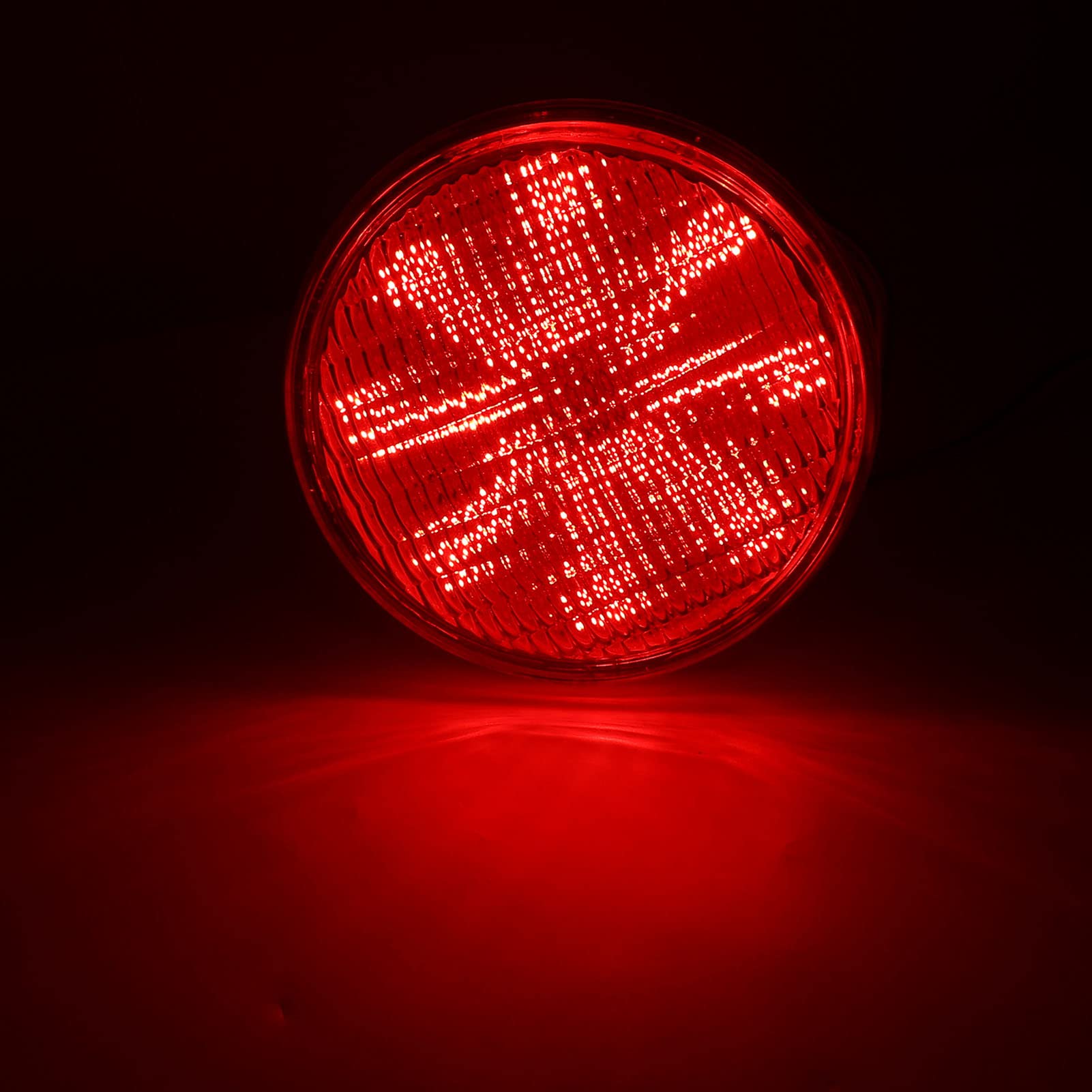 18 W LED-Poolleuchte mit 12-Tasten-Fernbedienung, RGB-Farbwechsel, IP68, 12 V Niederspannungs-Unterwasserleuchte für Schwimmbrunnen, Landschaft