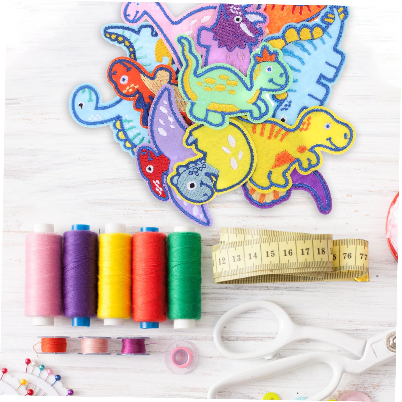 Artibetter 5 Parches Bordados Con Forma De De Dibujos Animados Parches Decorativos Para Ropa Parches De Tela Para Parches Bordados Para Ropa Apliques De Poliéster Para