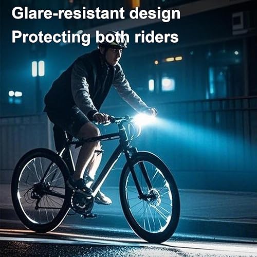 Miniatura 3 de Faro de bicicleta recargable  Luz frontal ultra brillante de 1000 lúmenes con 5 modos de fácil instalación para viajes nocturnos seguros, carretera,