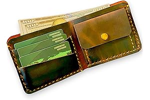 Handemade Bifold Leather Wallet for Men