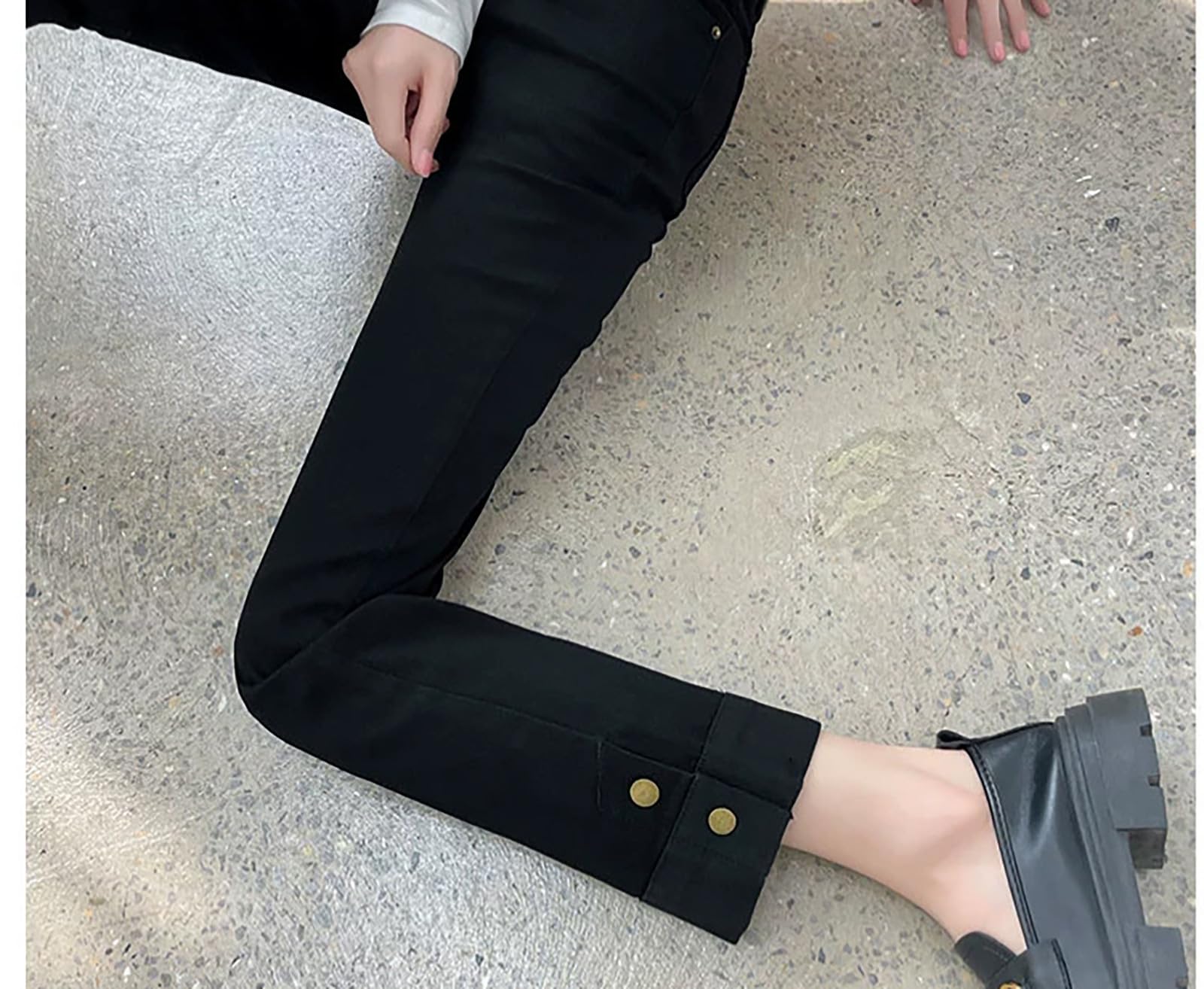 Jean de grossesse 2026 pour femme, taille haute stretch, pantalon de grossesse confortable, décontracté, jambe droite, extérieur, vêtements de tous les jours, coupe ample, pantalon en jean fin