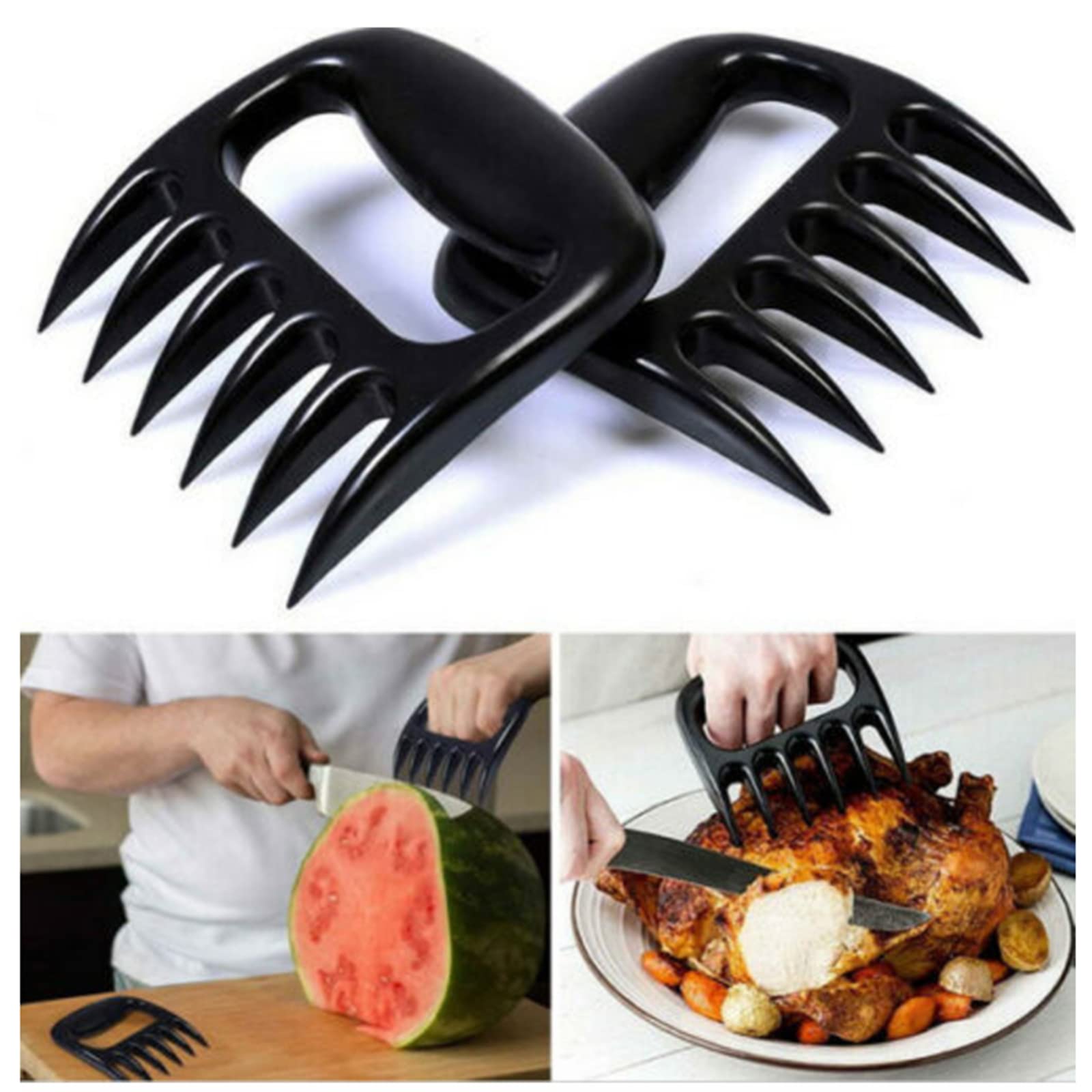 Set di siringa per arrosti Select Zone in acciaio inox 304 con 1 pennello per marinatura, 3 aghi, 1 paio di artigli per carne, 1 termometro per barbecue