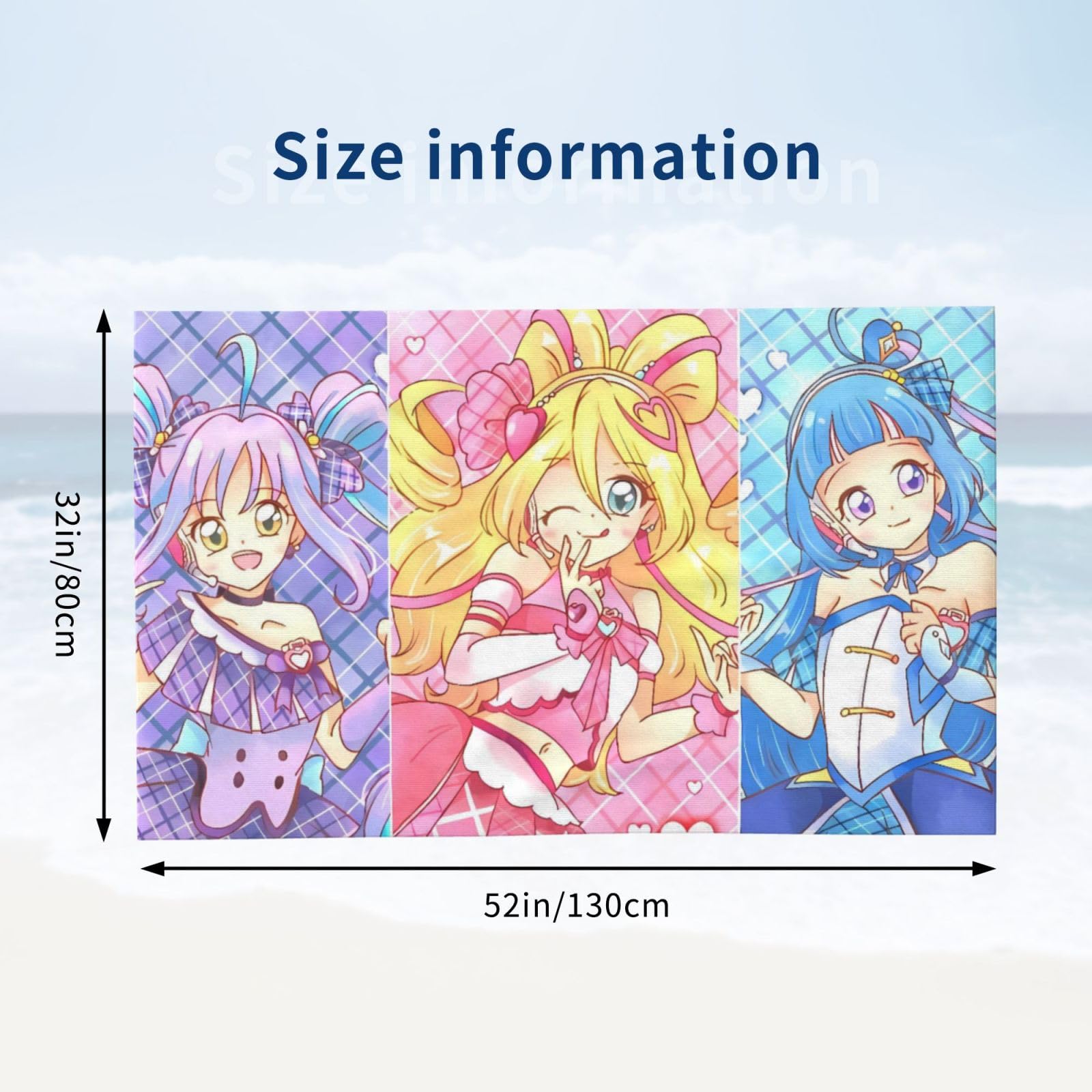Amazon｜バスタオル 大判 キミとアイドルプリキュア♪ 臭くならない 