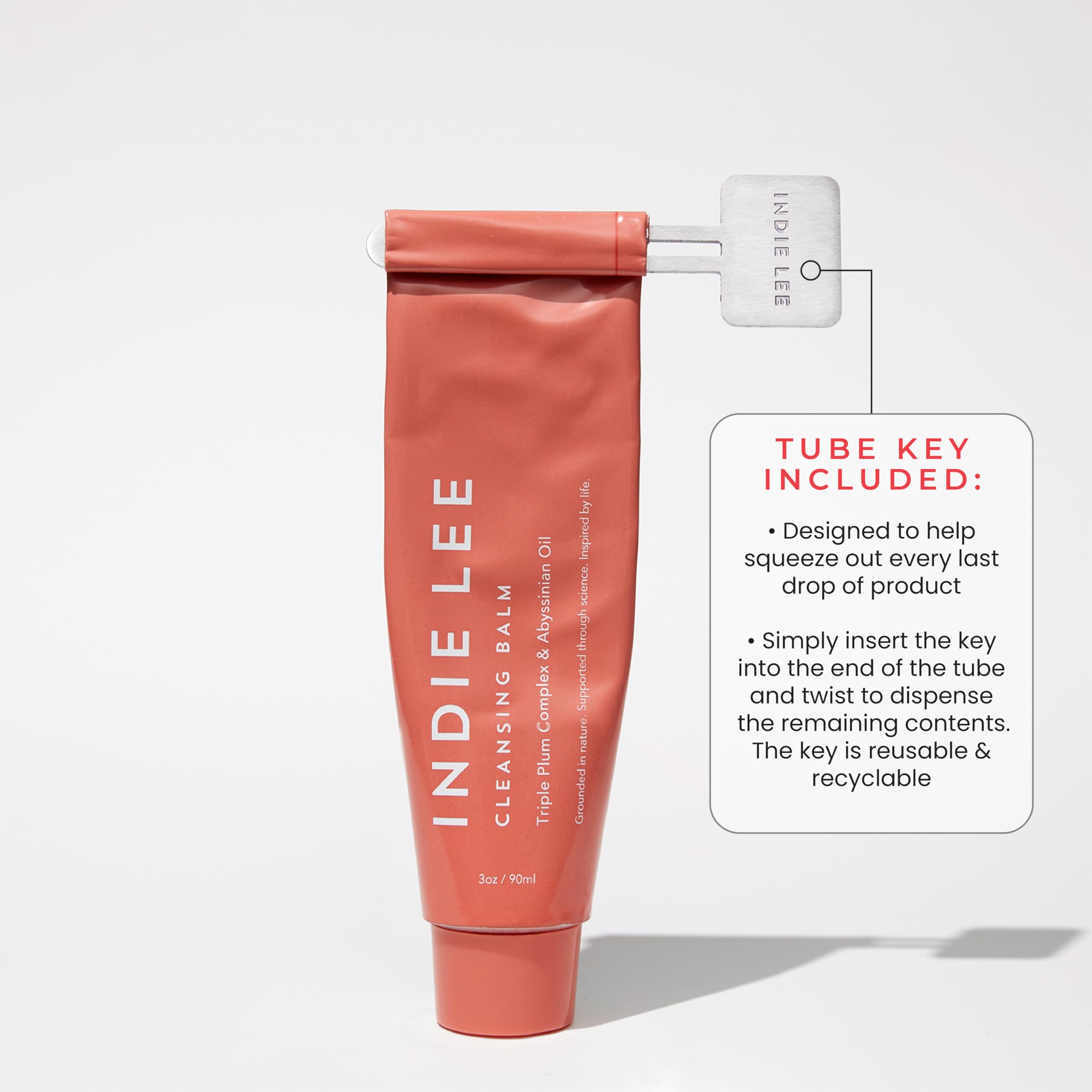 Indie Lee Cleansing Balm Makeup Remover - Oil Based Cleanser with Vitamin C, Kakadu Plum & Acerola Fruit to Melt Away Makeup & SPF, Boost Skin Radiance & Reduce Visible Signs of Aging (90ml)