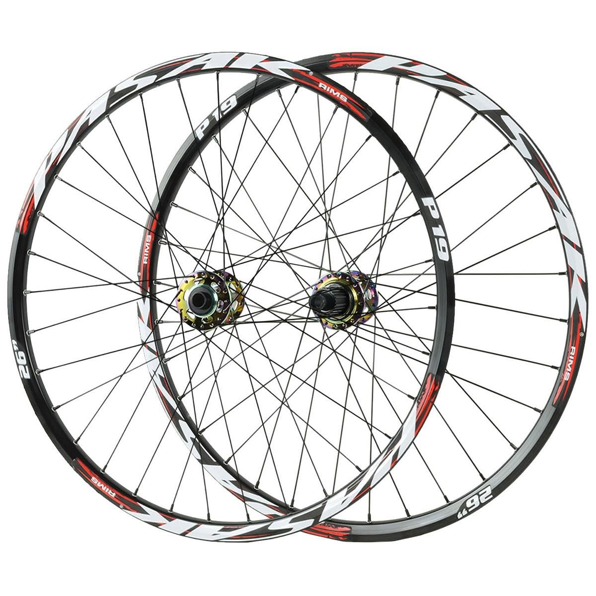26" 27.5" 29" Perno Passante Set Di Ruote For Mountain Bike 15*100/12*142mm | Adatto A Pneumatici 1,25"-2,25", Freno A Disco, Cerchio In Lega Di Alluminio, MS, Per Cassette A 12 Velocità
