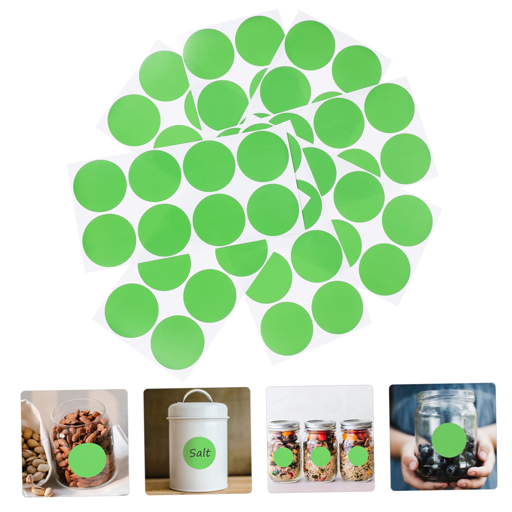 SHINEOFI 5 Set Di Adesivi Circolari Adesivi A Pois Etichette Adesive Per Organizzazione 20 Fogli*5