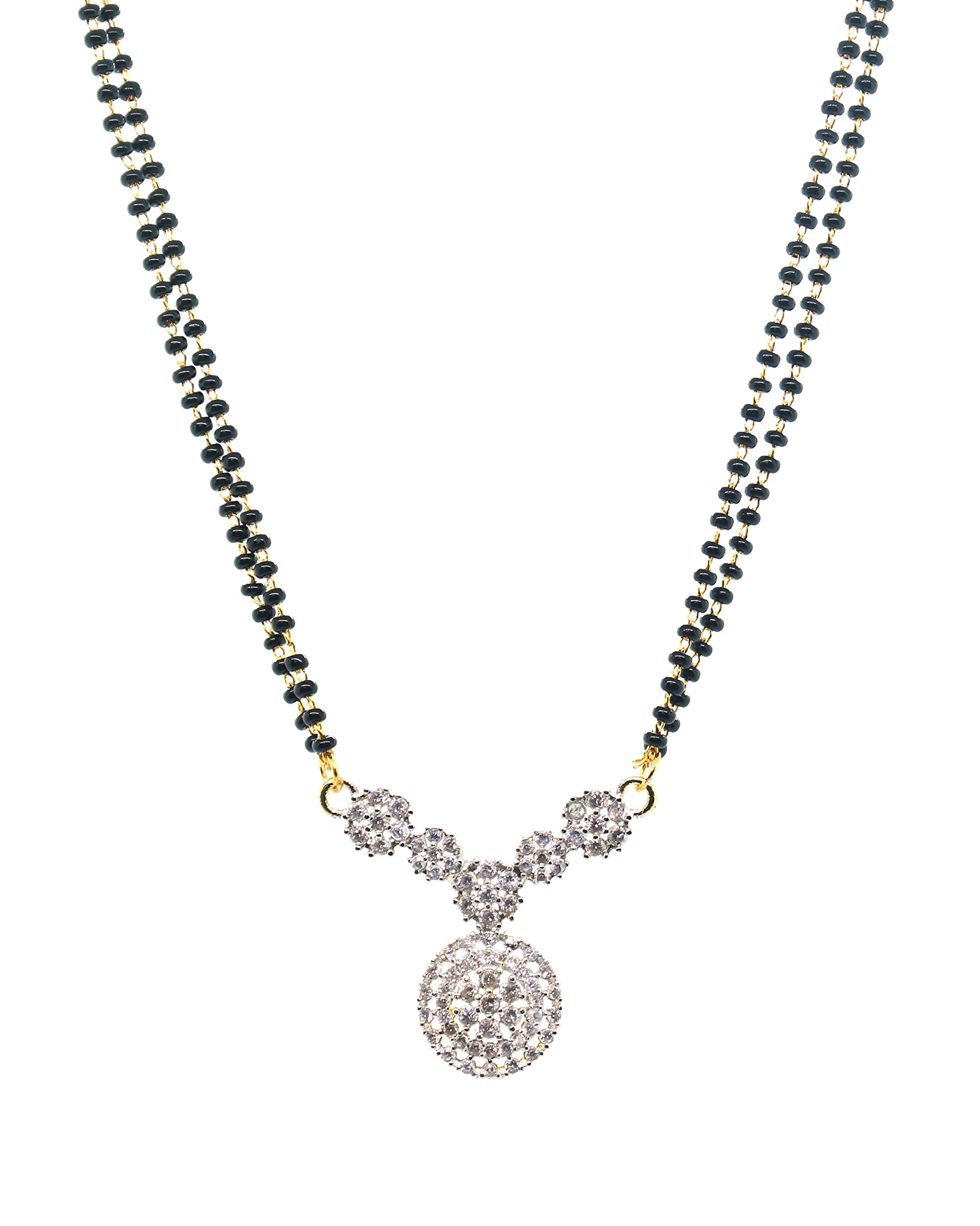 Wynona american diamond traditional short ad mangalsutra for women (B0BTYXFLMF) Amazon Price History, Amazon Price Tracker
