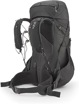 Rab Muon Hiking Pack - Black - 50L(Back - M)