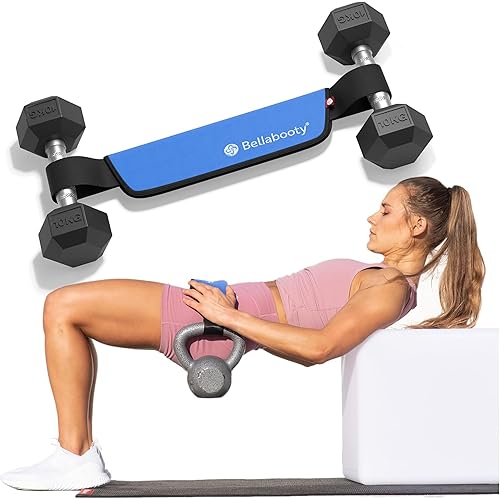 Bellabooty Premium Hip Thrust Belt - Adjustable Exercise Belt for Glutes & Squats, Hip Thrust Pad for Comfort, Versatile Gym Equipment for Home - Weightlifting Belt Support for Women