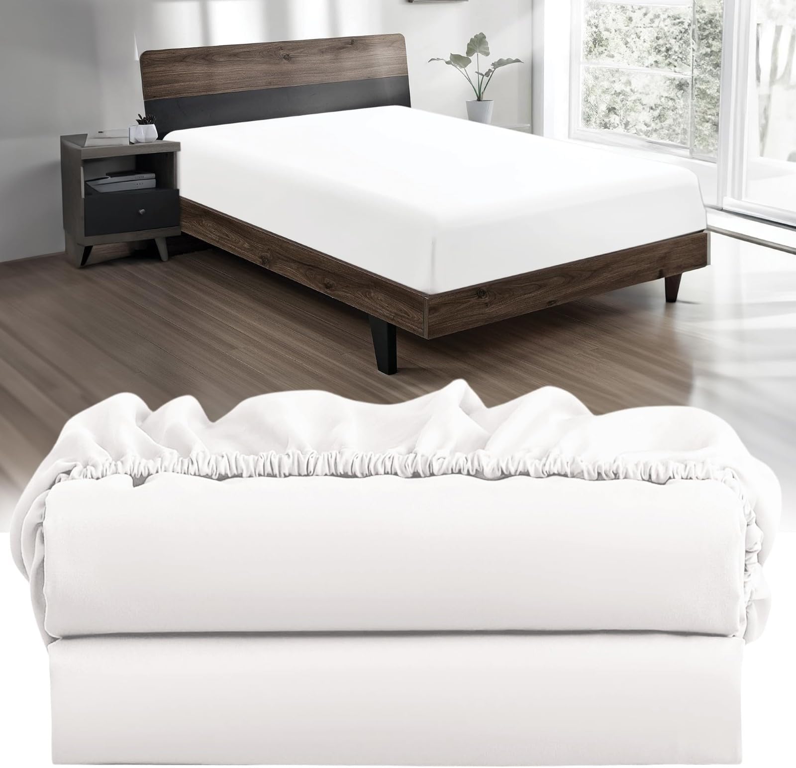 Knit Jersey 100 Cotton 2 Twin XL Fitted Bed Sheets Twin