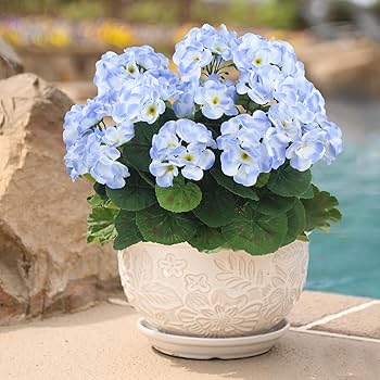 Amazon|CITYES 人工ゼラニウム 花 シルクゼラニウム アウトドア用 UV Amazon|CITYES 人工ゼラニウム 花 シルクゼラニウム アウトドア用 UV