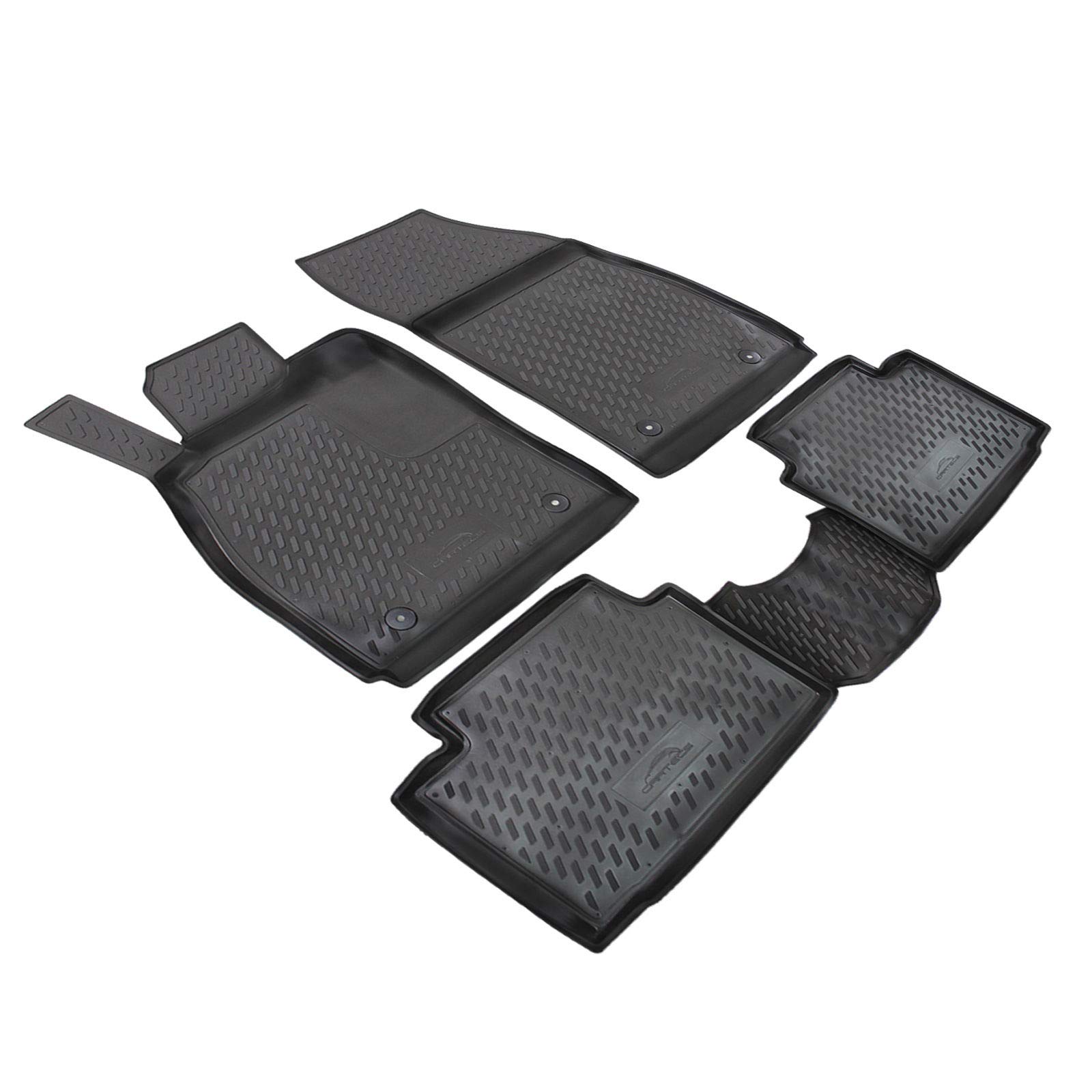 OMAC tappetini in gomma compatibili con Opel Insignia 2008-2017 TPE tappetino auto nero 4x