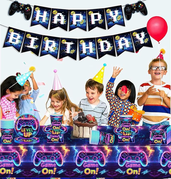 Set De Vasos Servilletas Platos Decoración Cumpleaños | Cuotas Sin Interés