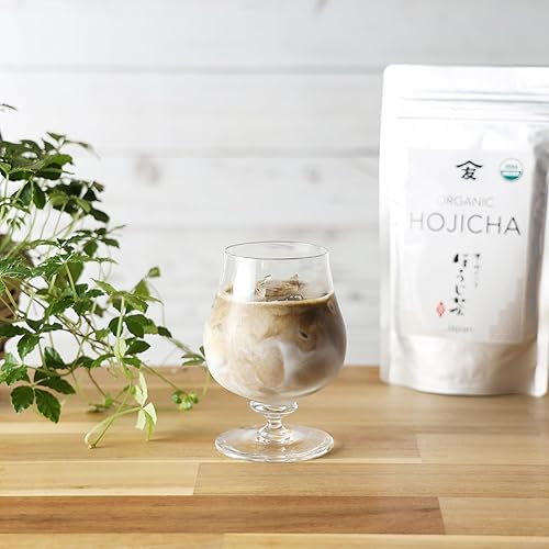 Miniatura 5 de TOMOSAN Hojicha Tea - Té verde japonés orgánico de hoja suelta de primera calidad, mezcla de kukicha y sencha tostada, baja en cafeína, certificado