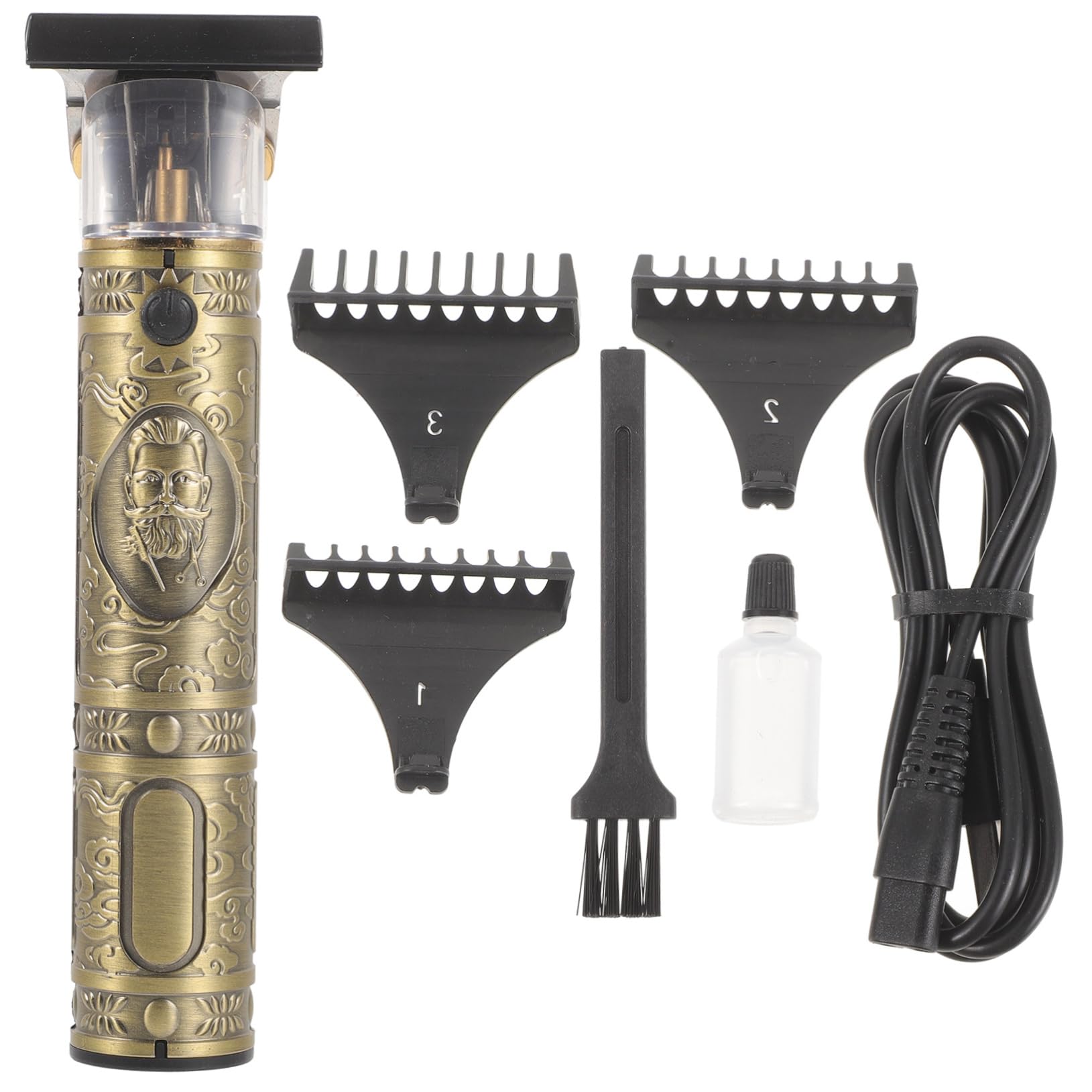 Didiseaon Tagliacapelli Elettrico Olio Forbici Motore Potente Batteria 1200mAh Ricaricabile USB Professionale e Domestico
