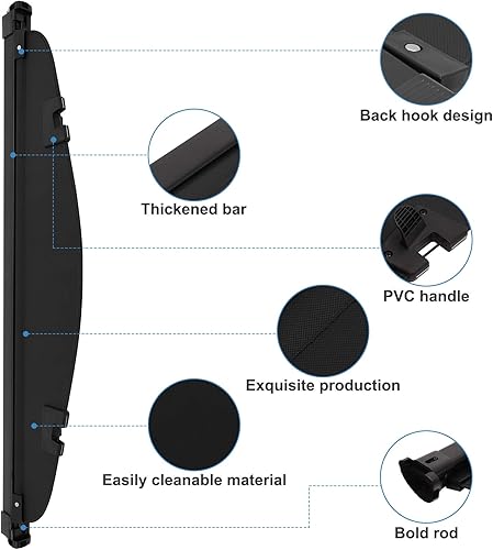 Miniatura 5 de ECCPP Cubierta de carga trasera Pantalla de seguridad Escudo retráctil 2013-2016 para Mazda CX-5 2.0L