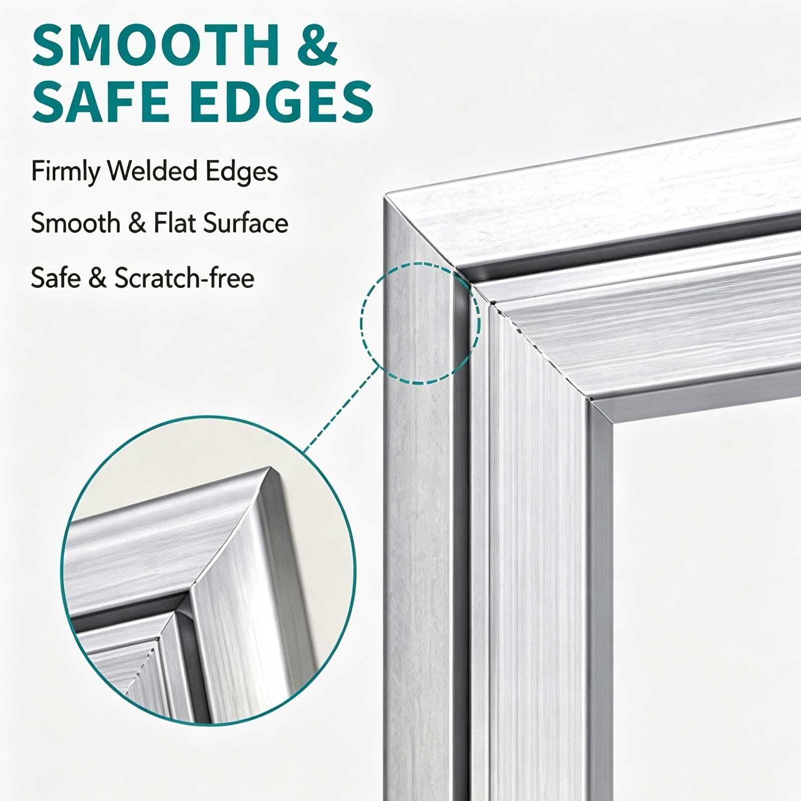 Trampilla Pladur, Pintable, Tapa Cuadro Electrico Rectangular Empotrada Oculta | Trampilla Acceso con Apertura de 120° para Paredes, Techos, Sistemas de Aire Acondicionado(400x600mm/15.7x23.6in)