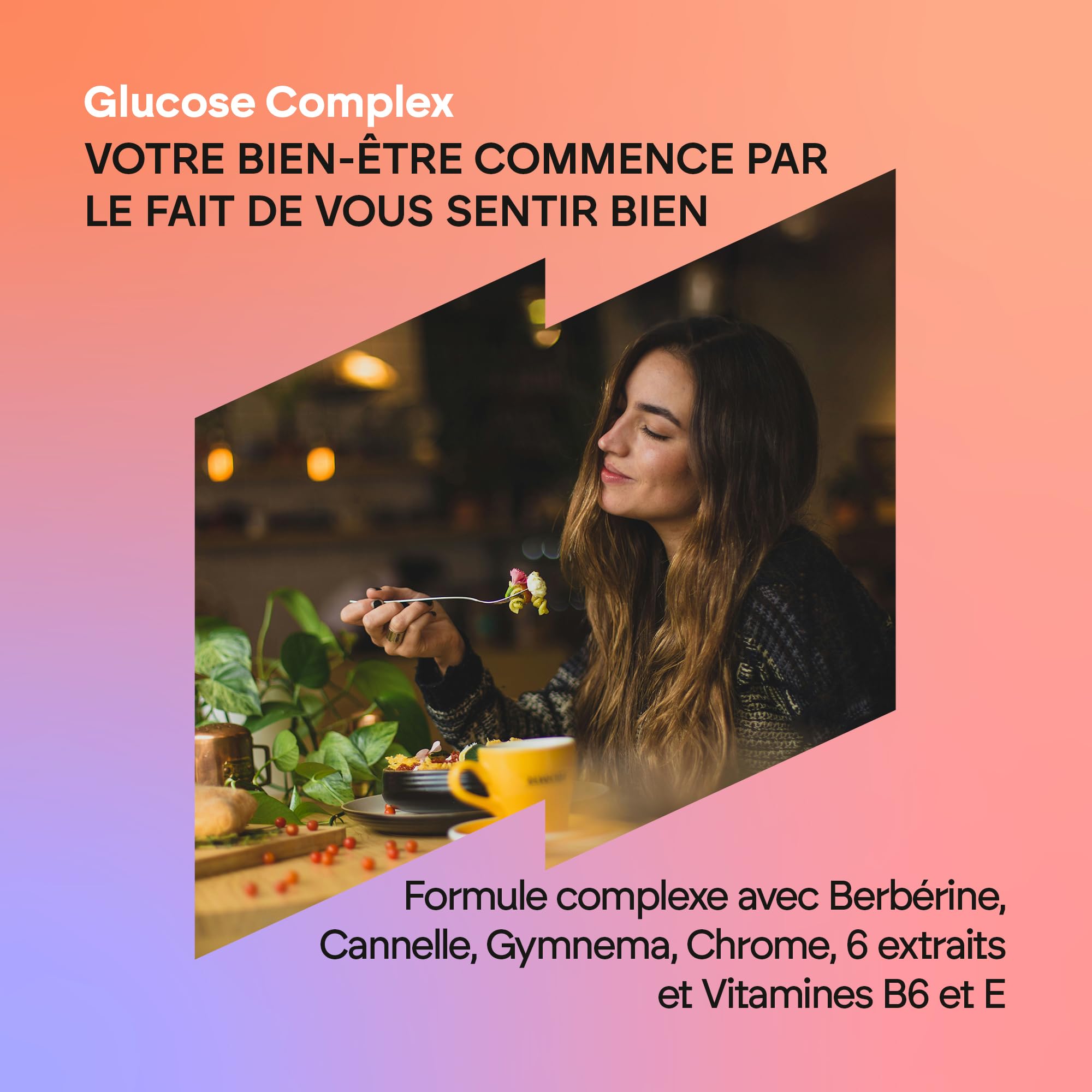 Glucose Complex 2000mg - Glycémie - Contrôle Glucose Berbérine Cannelle Chrome Melon Amer Gymnema Poivre Noir et Vitamine E B6 - Contribue au Maintien d'une Glycémie Normale - 90 Gélules Nutralie