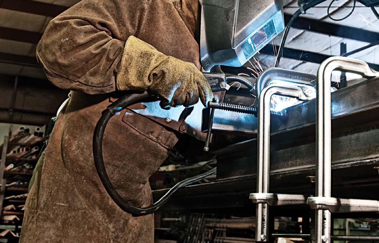 Wilton Heavy-Duty F-Clamp, 20" Opening, 5-1/2" Throat, 2660 Lbs. Clamping Force (GSM50)