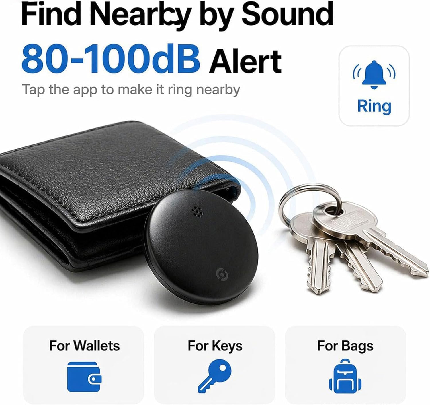 GPS Tracker for Vehicles No Subscription, iOS & Android, 2 Pack