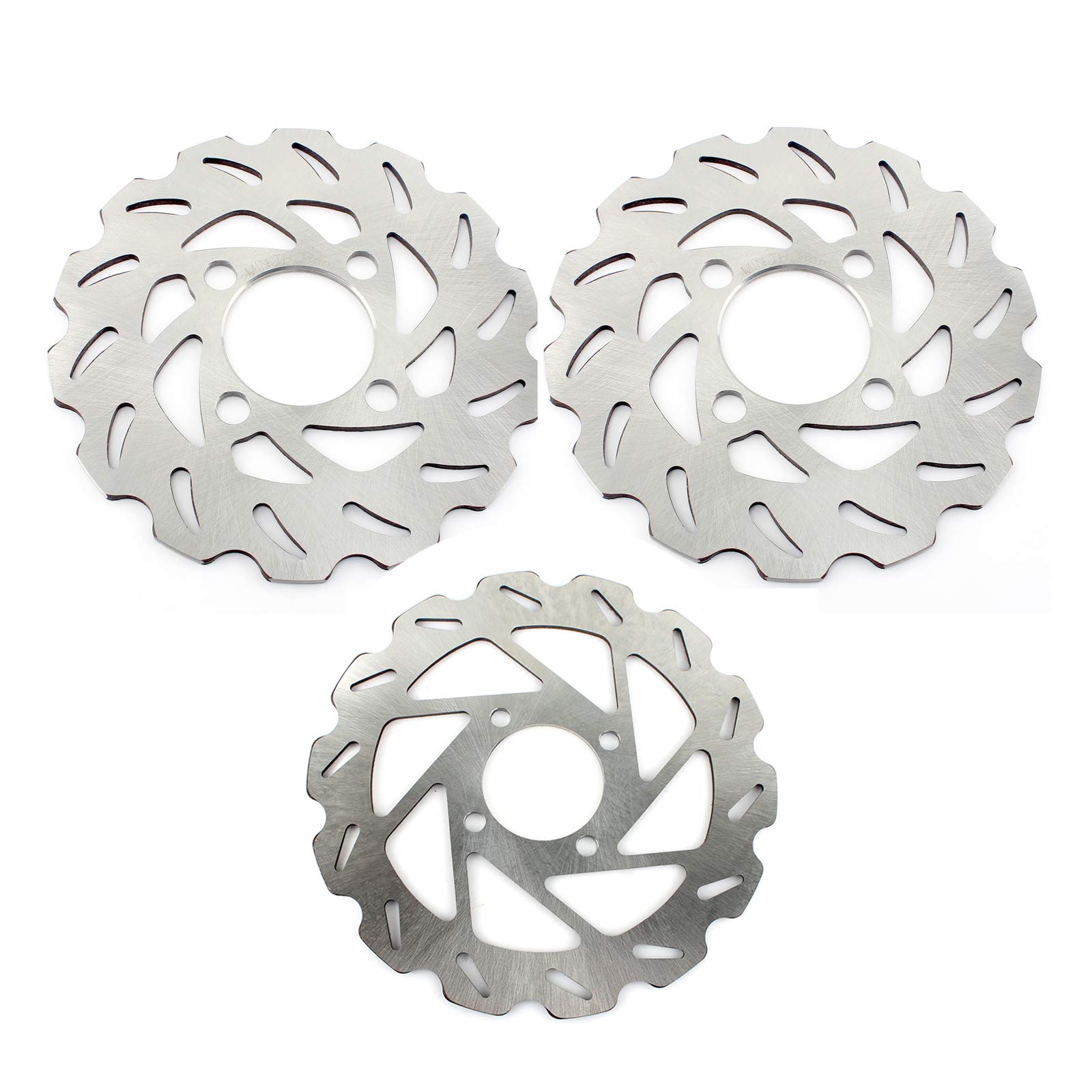 T | TARAZON ATV Brake DISCS FRONT REAR FOR YAMAHA YFZ 450 2004-2005 Raptor 125 250 350 YFM 125 11 12 13 13 YFM 350 YFM 250 08- 13