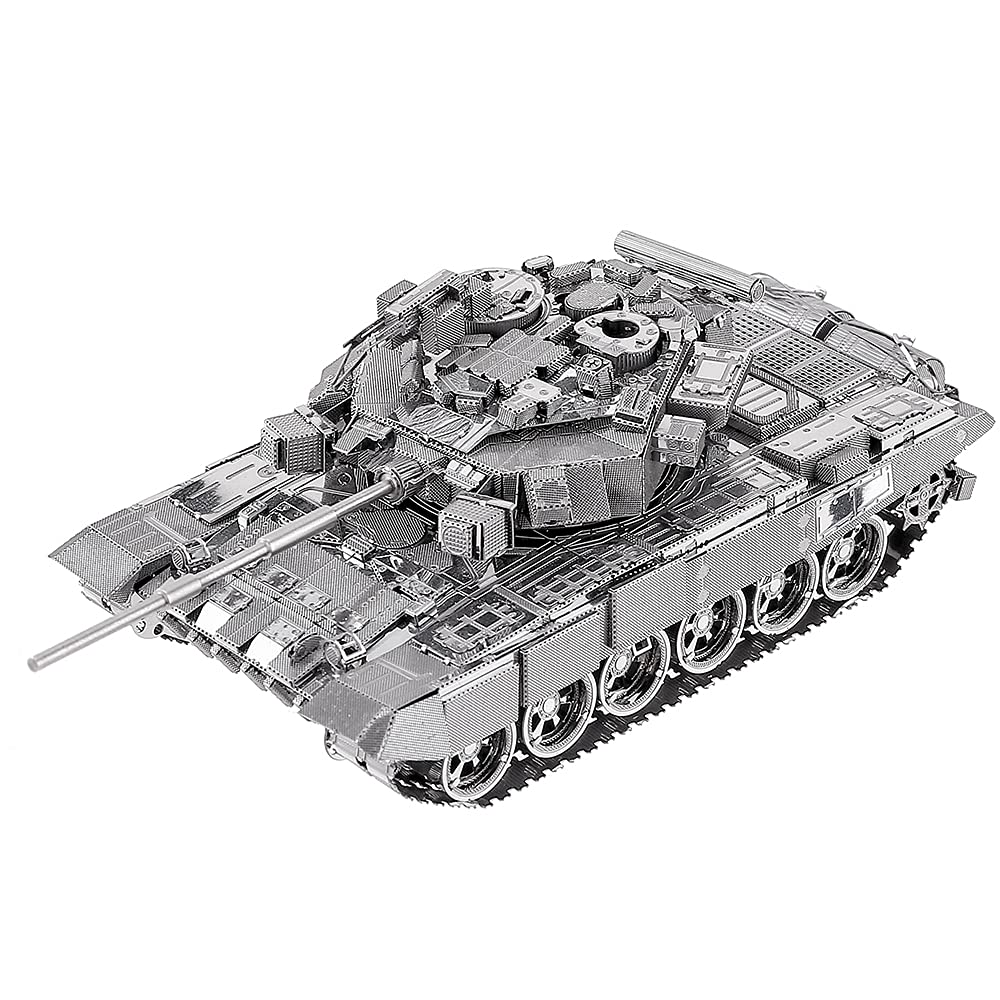 Piececool 3D-Metall-Puzzle, 3D-Puzzle, Modellbausatz, DIY-3D-Metall-Puzzle, Weihnachts- und Geburtstagsgeschenke für Jugendliche und Erwachsene, T-90A Tank