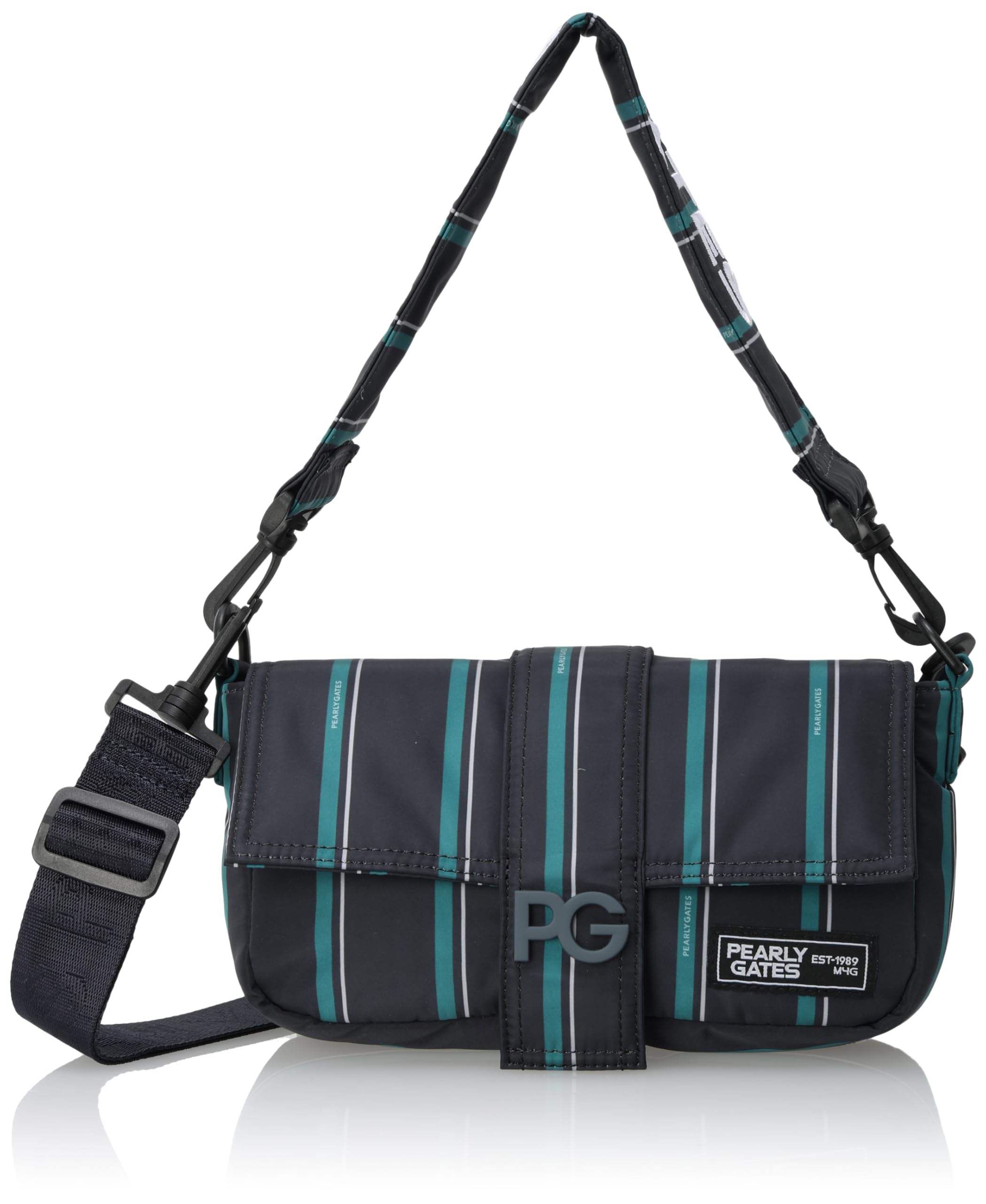 Amazon | [パーリーゲイツ] カートバッグ (リボンストライプ柄