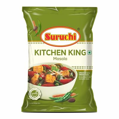 Suruchi Kitchen King Masala - 200g x 3 | All in One Masala | Perfect Spice Blend | Pure & Natural Indian Spice Blend (Pa