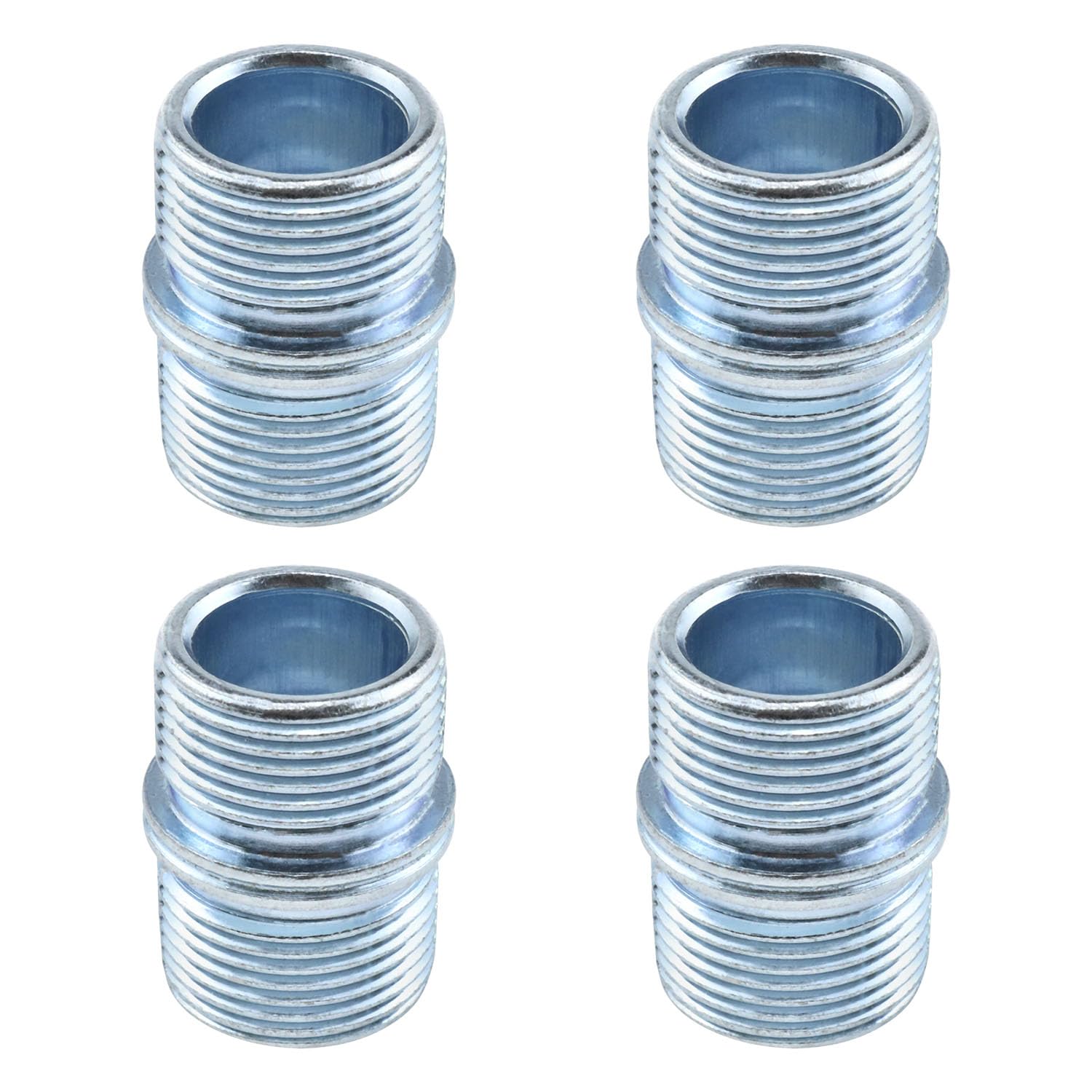 Lovelysp-Metal Frame Connector 1 inch /25.4mm Cable Tray Unit Rod Connector Suitable for Glass Shelves, Storage Racks, etc. -4pcs