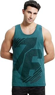 jockey 9928 Men's Super Combed Cotton Rich Graphic Printed Regular Fit Low Neck Tank Top with Stay Fresh Treatment (Prints May Vary)-picture-28