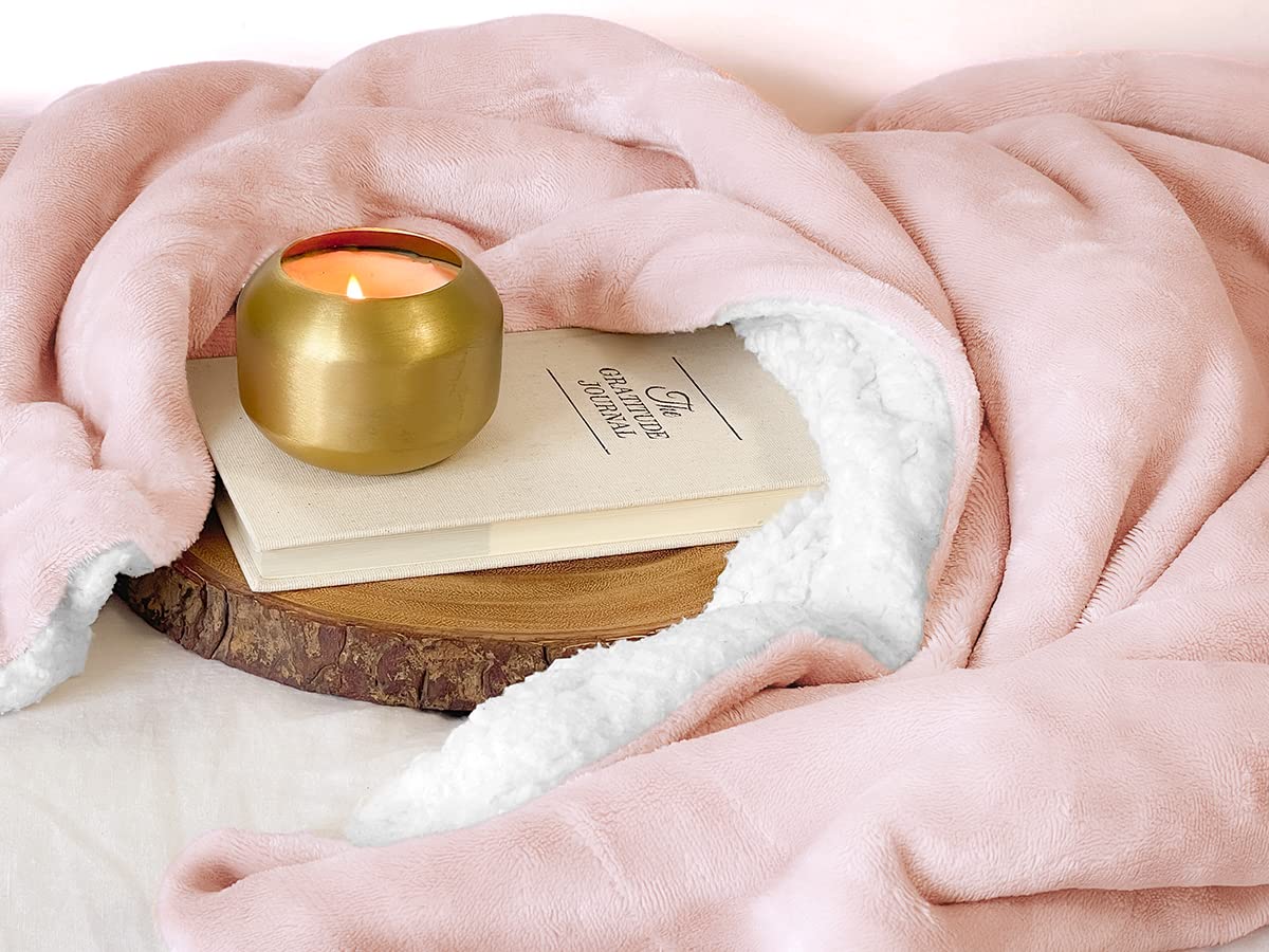 Amazon.com: Warm HUGS Always Compassion Blanket - Cozy Gray Sherpa Fleece  Throw Blanket for Couch and Bed. Super Comfort Thick and Fuzzy. Soft and  Warm... Like a nap in The Sun! (65x50) :