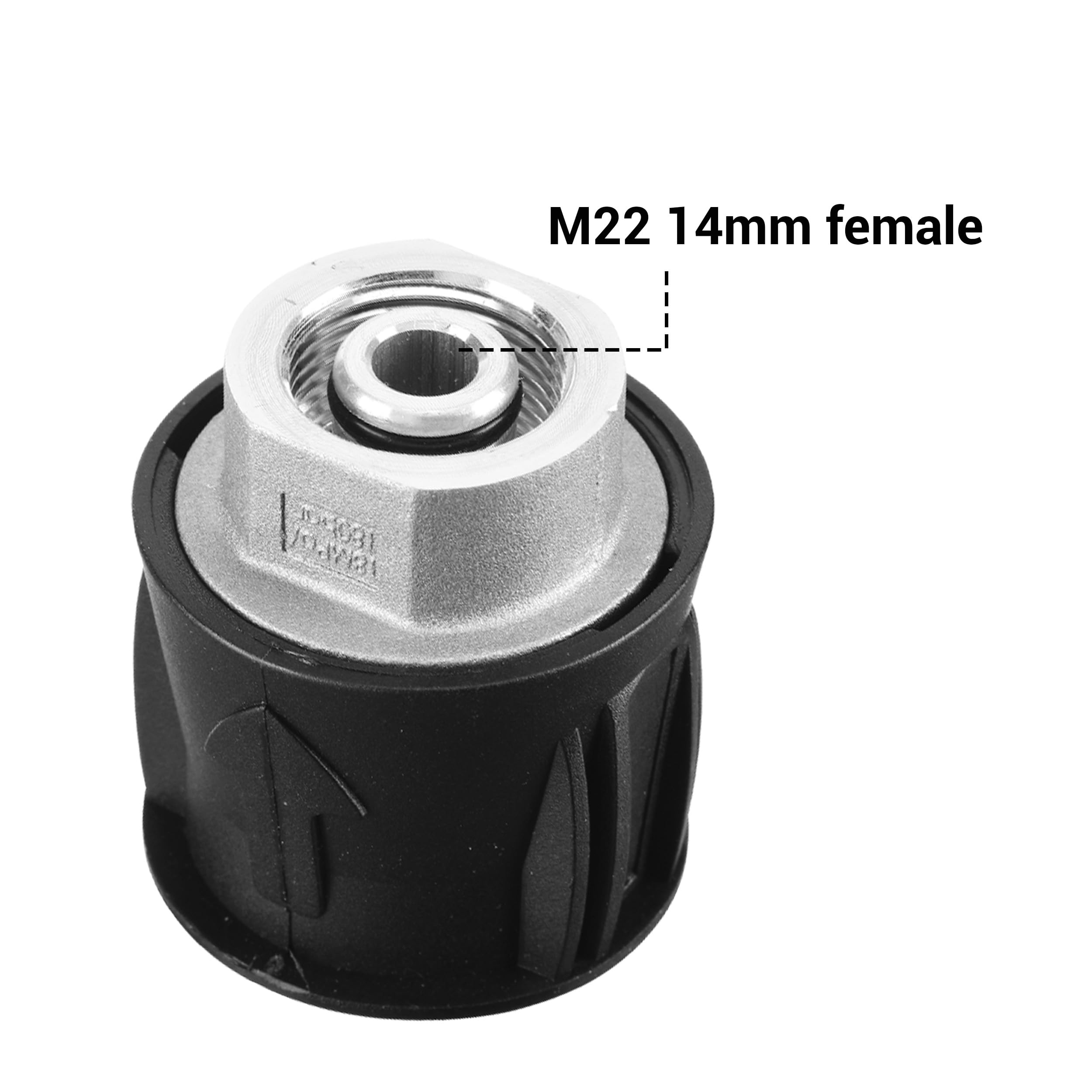 M MINGLE Kit d'Adaptateurs de Nettoyeur Haute Pression, pour Tuyau et Pistolet, Compatible avec Karcher K2, K3, K4, K5, K6, K7, Raccord M22 14 mm