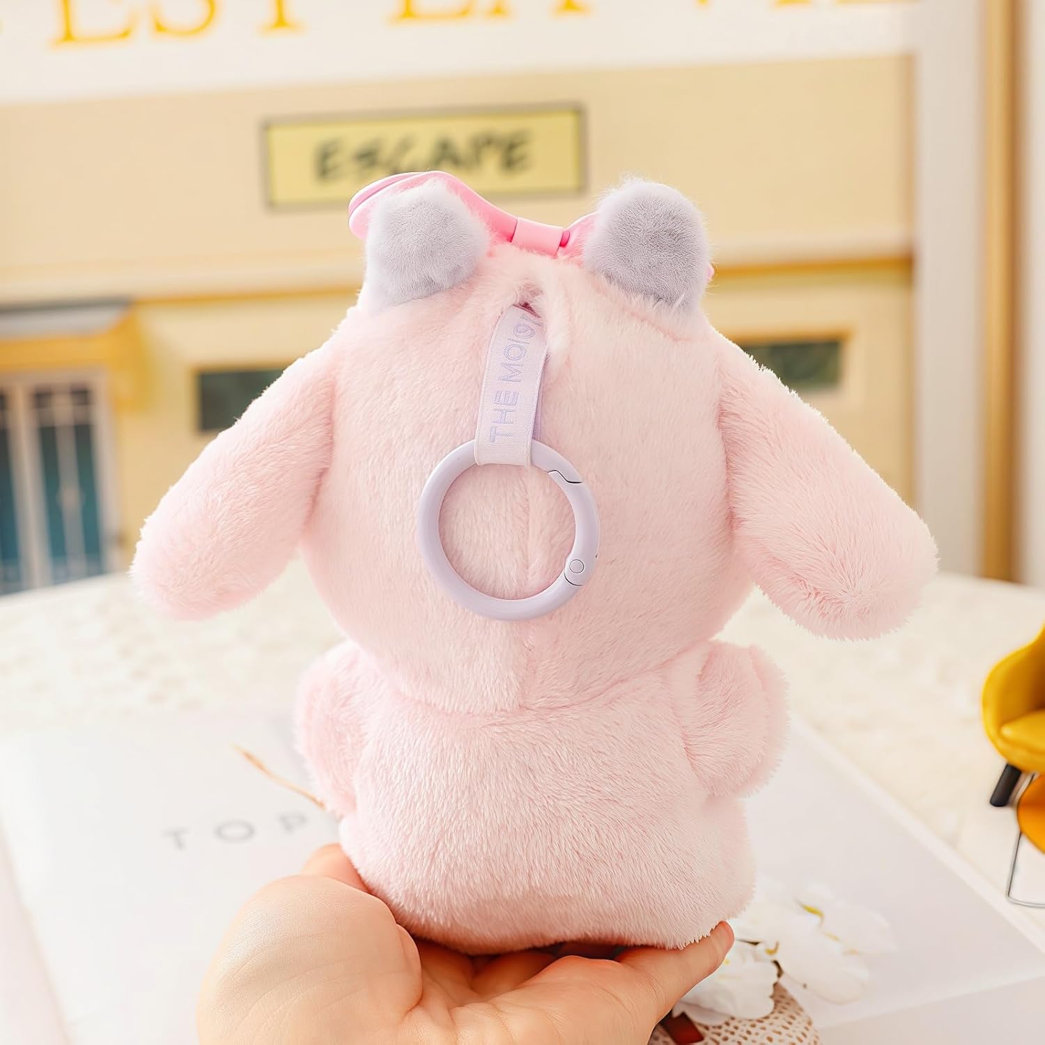 Clothes for Labubu 17cm Doll , Overalls Set for 6.7inch Doll Pajamas, Faking Animal Style Outfit Jumpsuit, Cute Fashion Dress Up Clothes Accessories for 1st/2nd/3rd Gen Dolls (Rabbit)