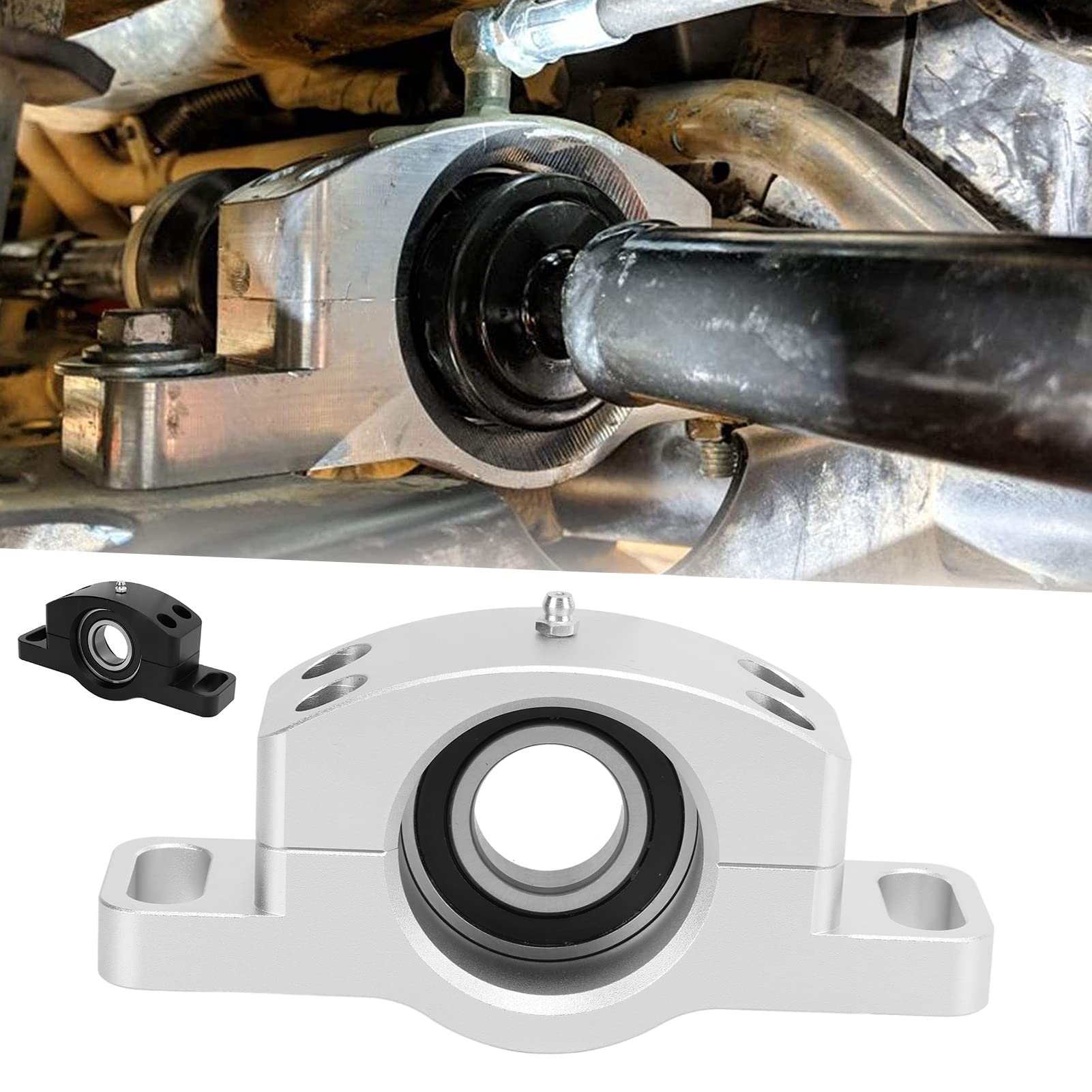 Rodamiento Del Portador Del Eje De Transmisión, 29,81 Mm / 1,2 Pulgadas ATV Cojinete Del Portador Del Eje De Transmisión OEM PA-9875 Reemplazo De Identificación Frontal Para 900 2015+(Plata)