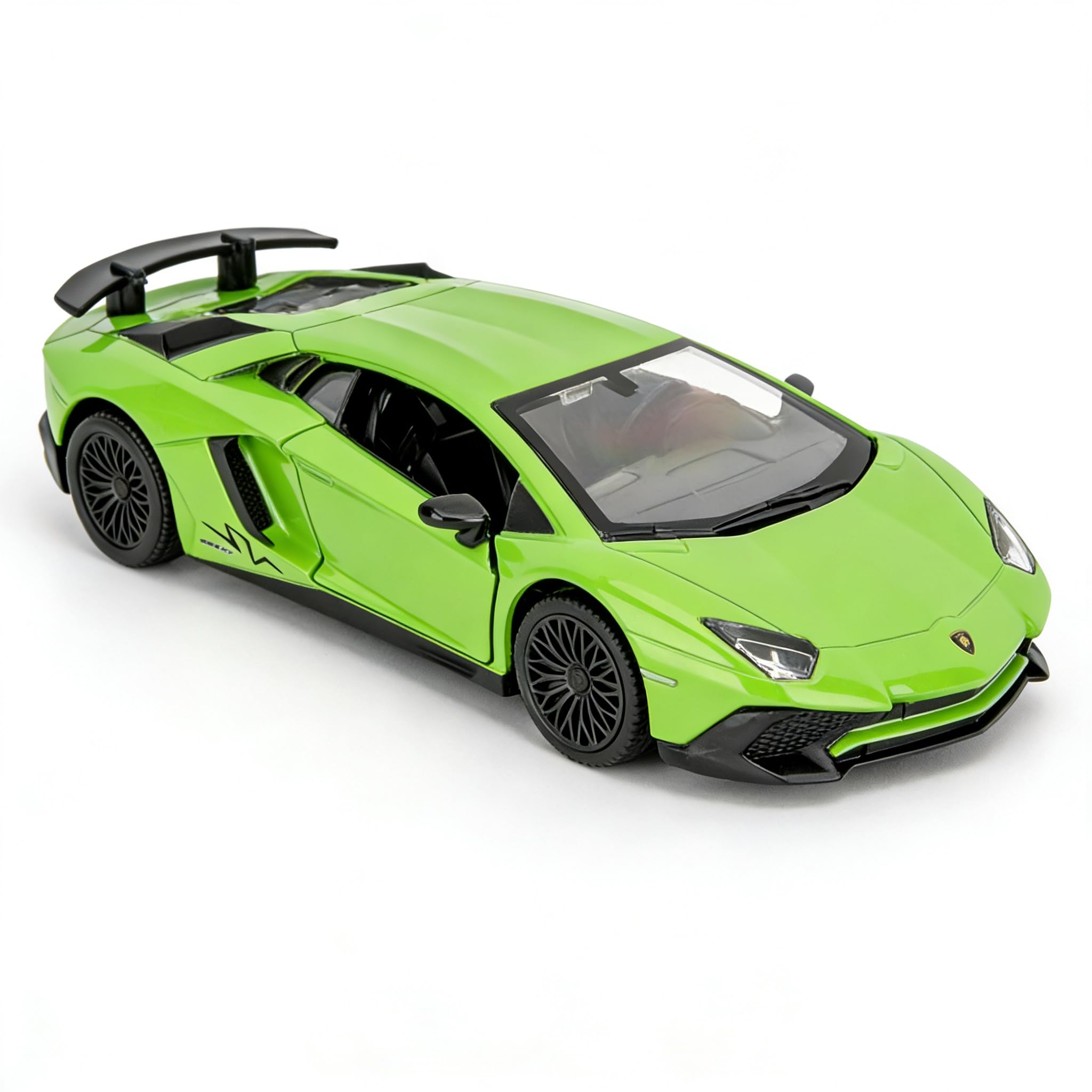 1/36 Scale Aventador LP700-4 Casting Car Model, Zinc Alloy Toy Car for Kids, Pull Back Vehicles Toy Car for Toddlers Kids Boys Girls Gift (Green)