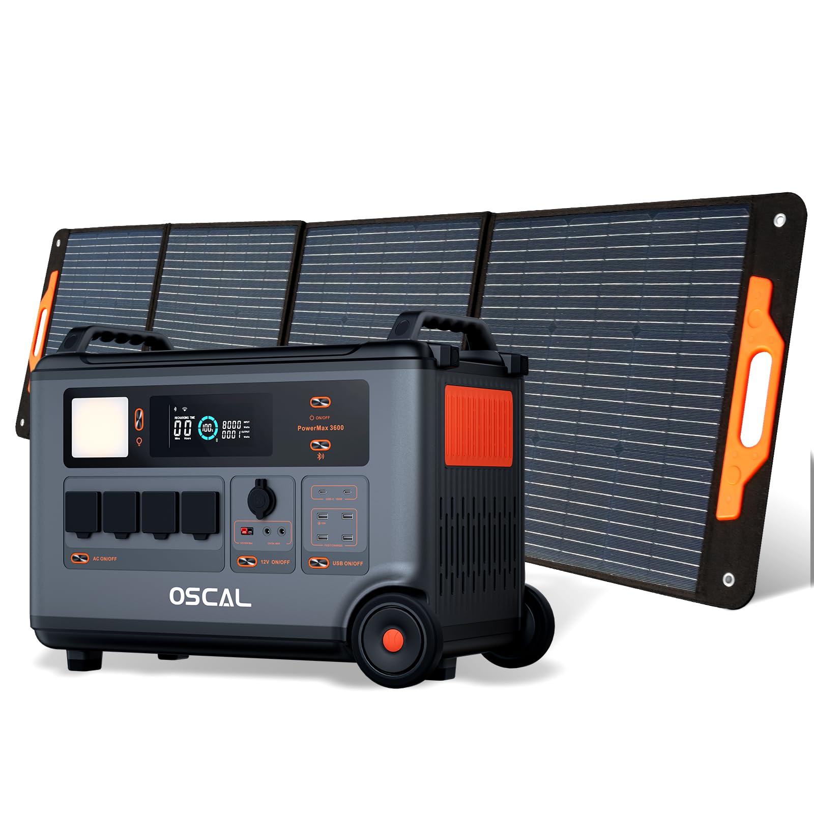 ស្ថានីយ៍ថាមពលចល័ត OSCAL PowerMax 3600