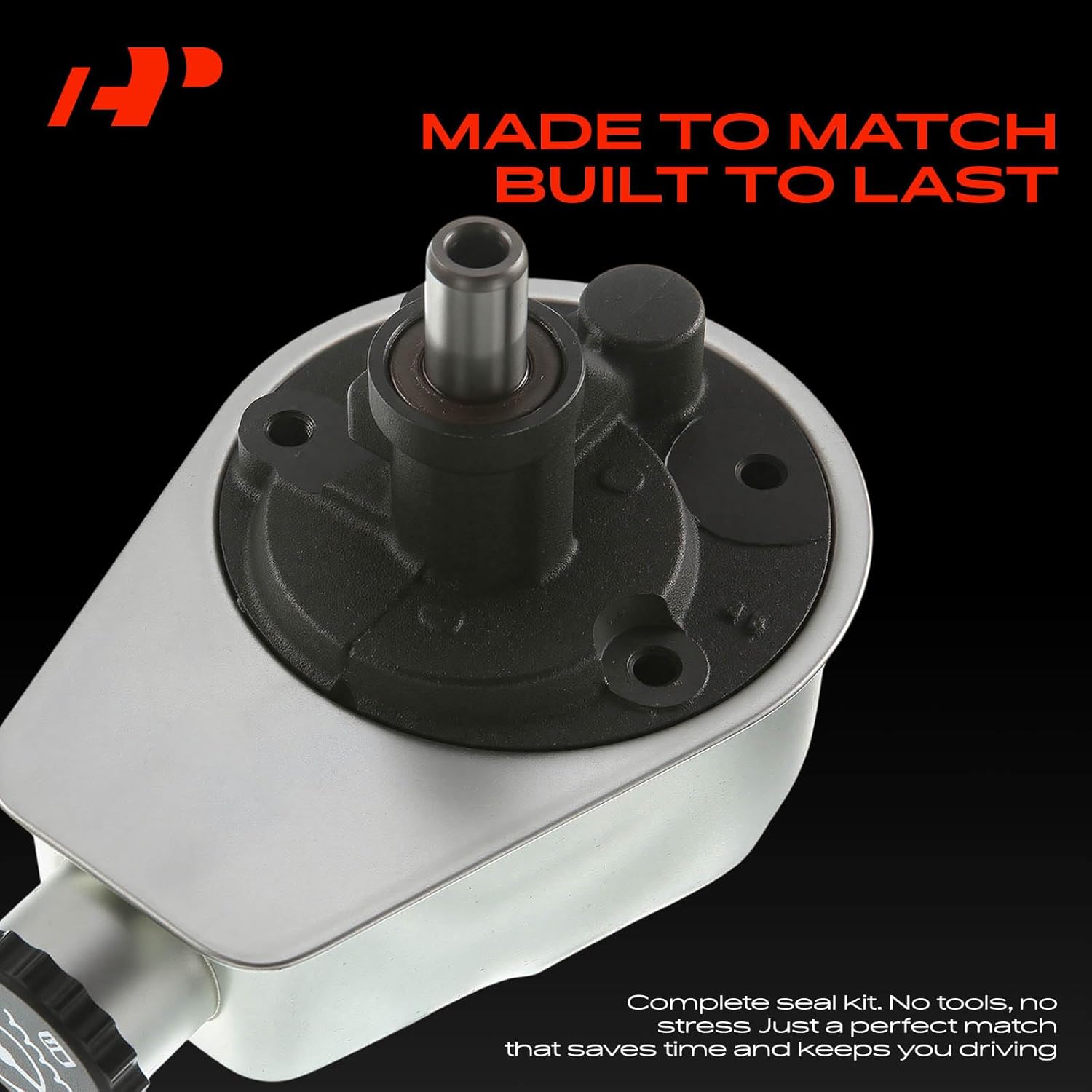 A-Premium Power Steering Pump, with Reservoir, Compatible with Chevrolet & GMC -1980-1987- C10 Suburban, C20 Suburban, K10 Suburban, K20 Suburban, K30, K5 Blazer, P20, P30, R10, C1500 Suburban, Jimmy